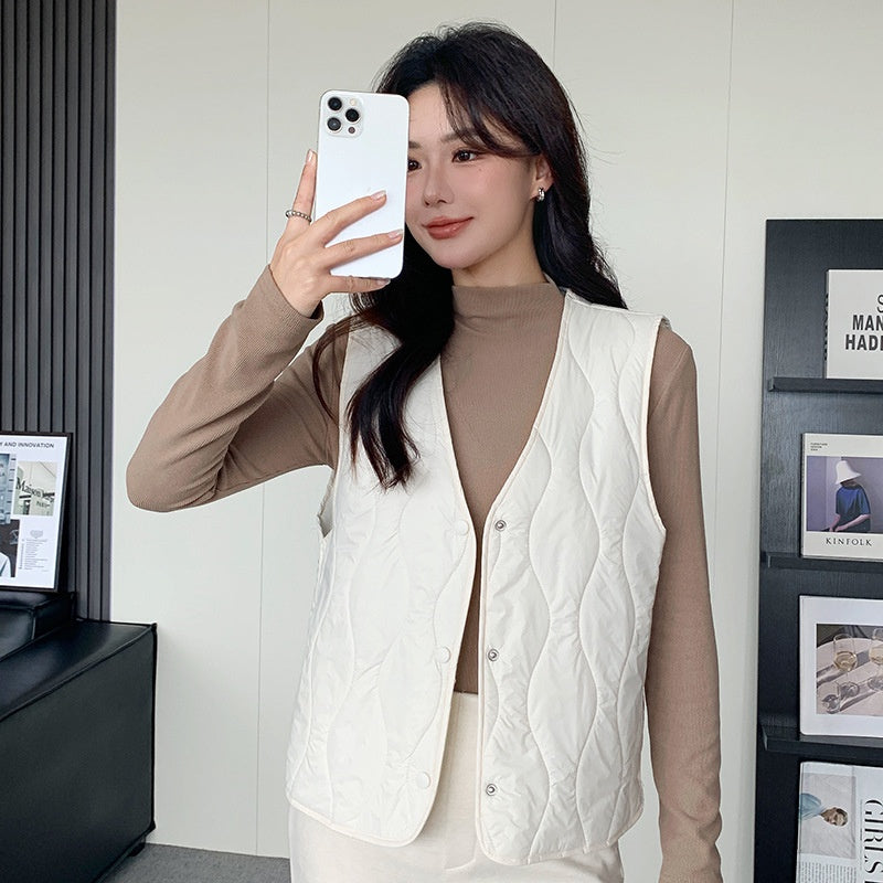 Loose Ultra-thin Women's Outer And Inner Wear Vest