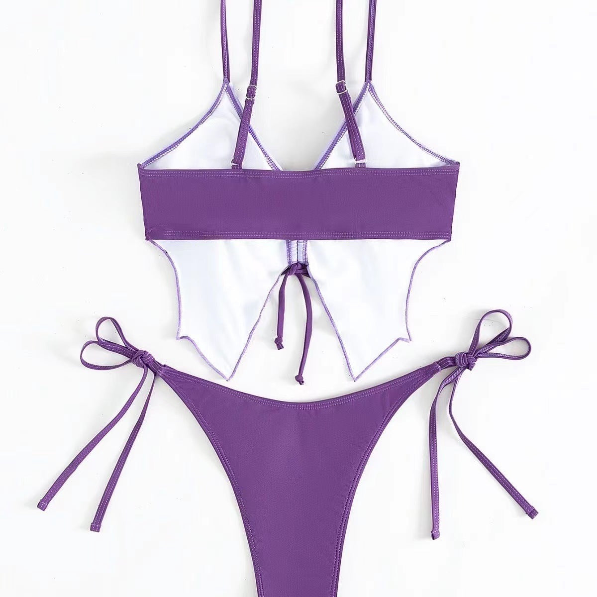 Women's Bow Ins Style Split Bikini Suit