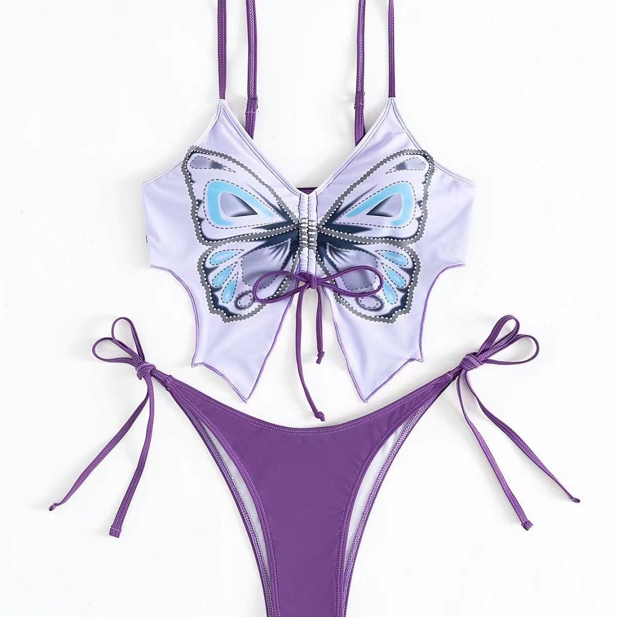 Women's Bow Ins Style Split Bikini Suit