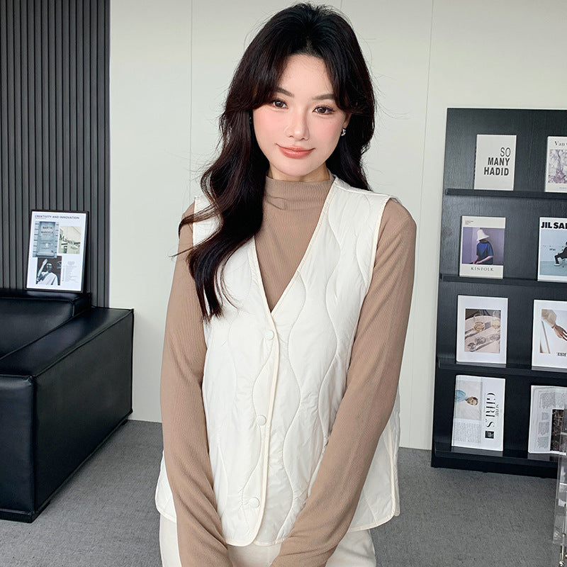 Loose Ultra-thin Women's Outer And Inner Wear Vest