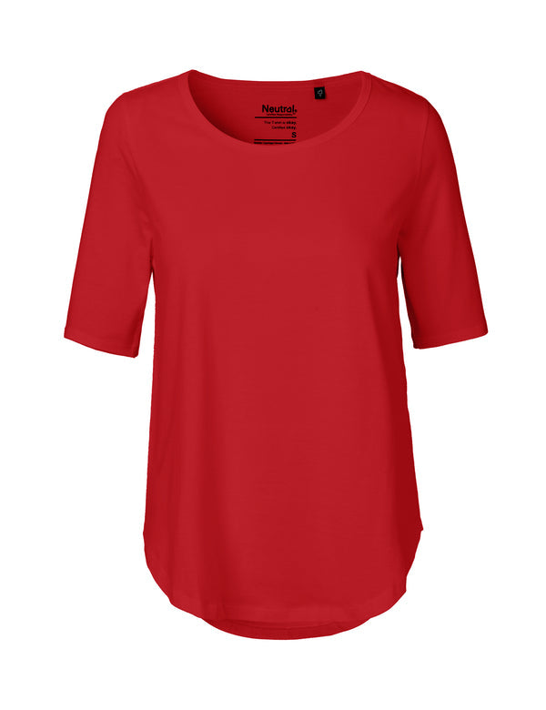 Fairtrade Organic Half Sleeve T-shirt: Womens