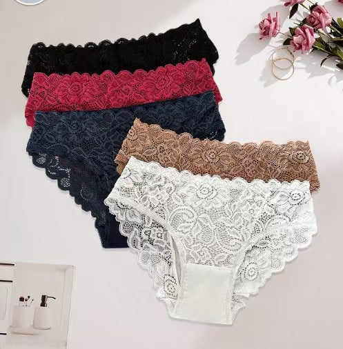 Lightweight Breathable Hollowed-out Sexy Women's Lace Panties