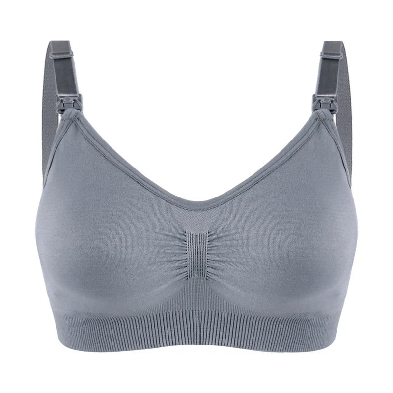 plus Size Seamless Nursing Bra for Women Breathable Maternity Push up Front Closure Underwear Adjustable Straps Wire-Free