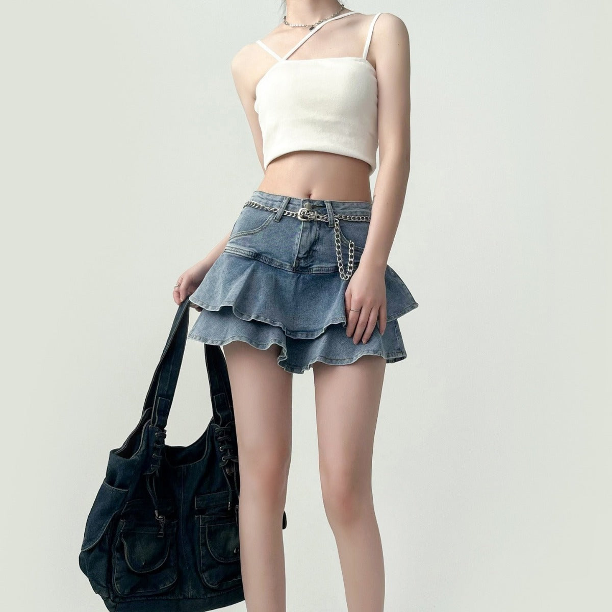 Designer Niche Figure-hugging Hot Girl Mini Skirt
