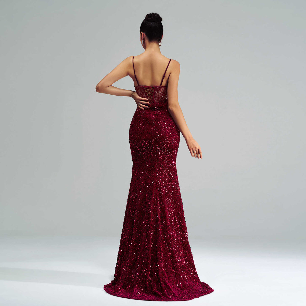 Sequin Birthday Party Dresses Long Prom Evening