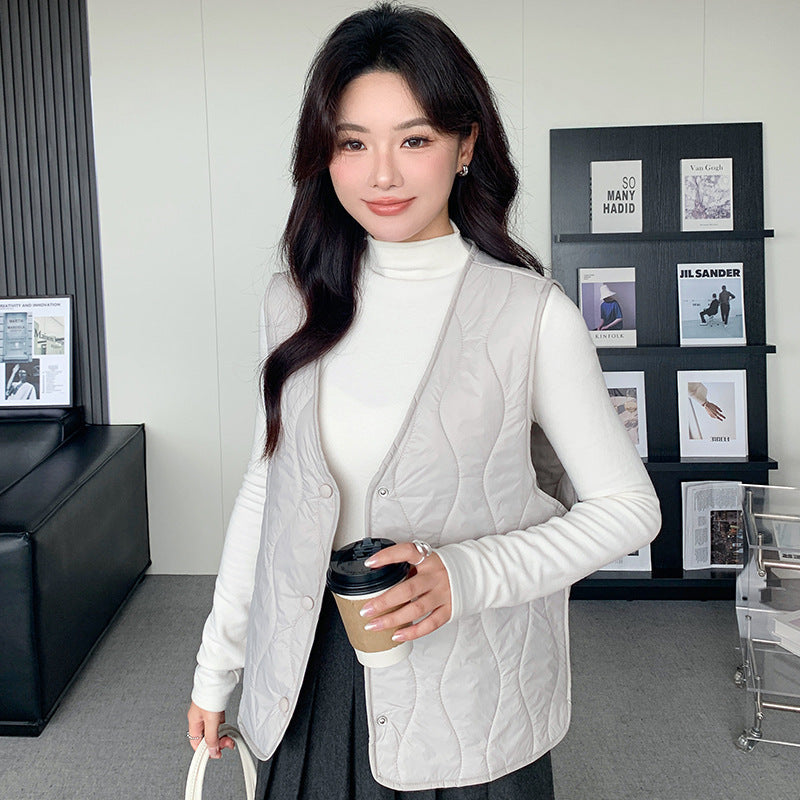 Loose Ultra-thin Women's Outer And Inner Wear Vest