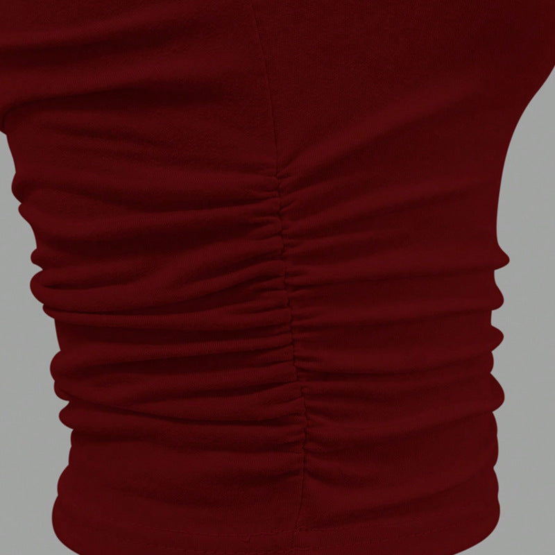 Summer European And American-style Sexy Off-shoulder Tops