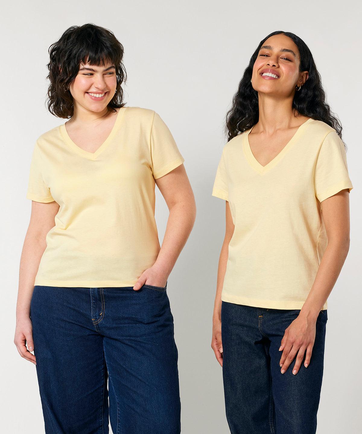 Organic Colours V-neck T-shirt Womens
