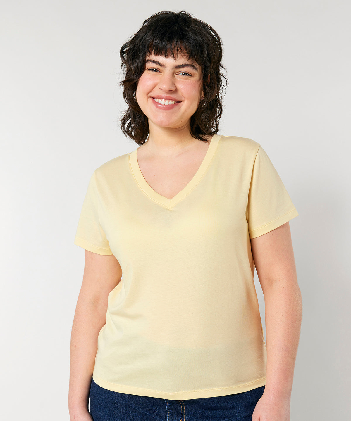 Organic Colours V-neck T-shirt Womens