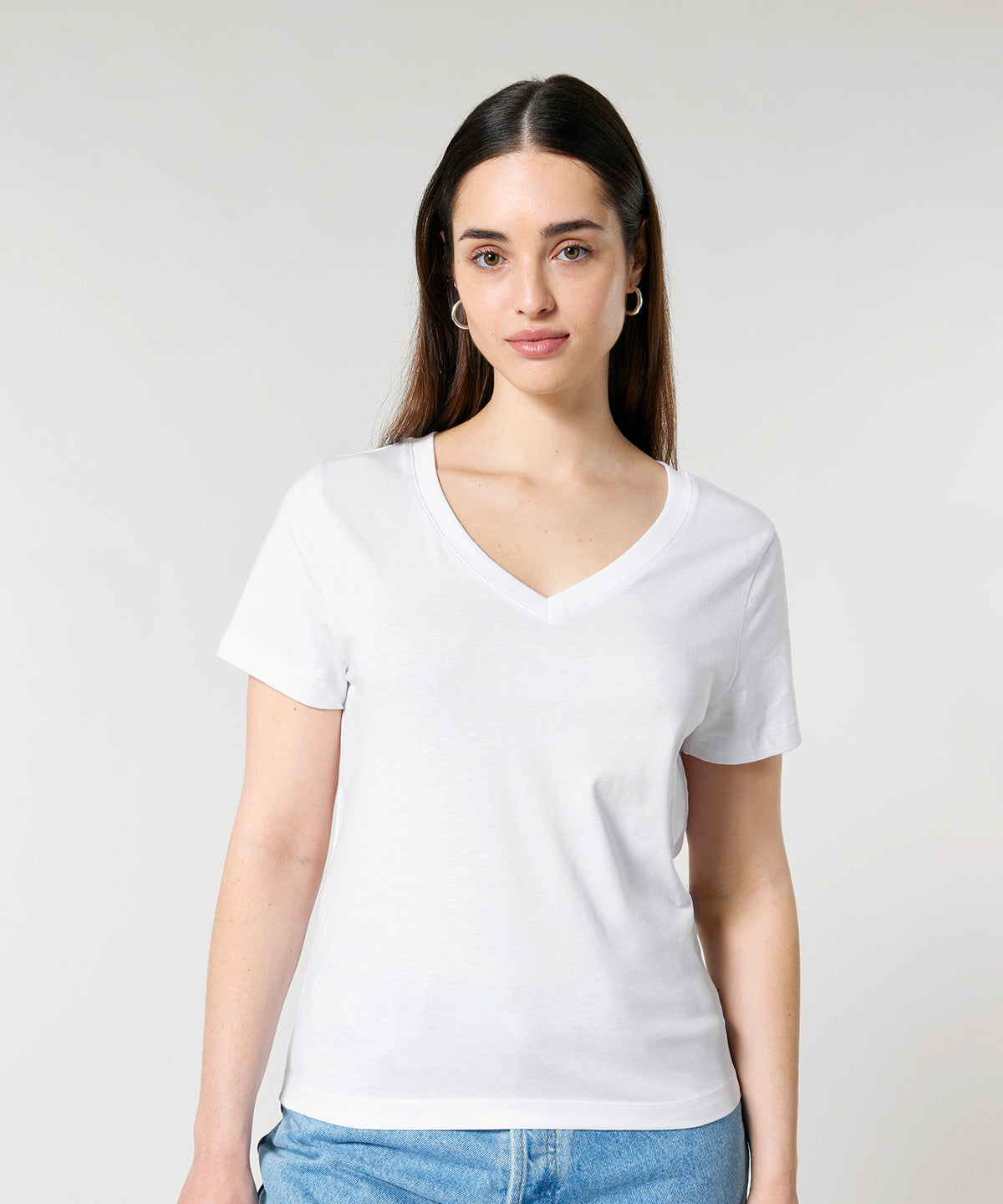 Organic Colours V-neck T-shirt Womens